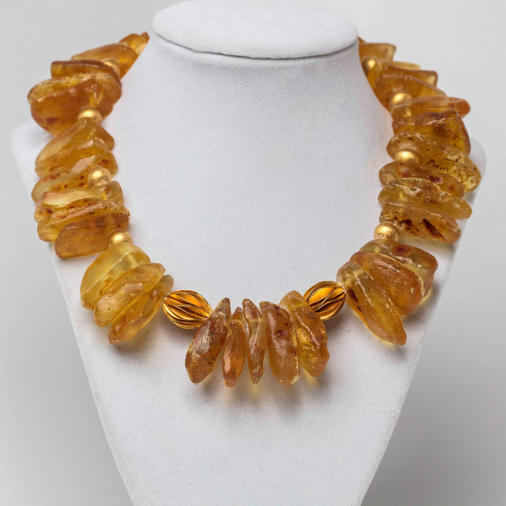 Empire of the Sun Amber Necklace