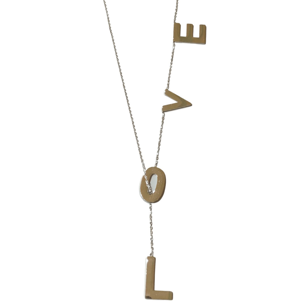 Selma LOVE Lariat Necklace