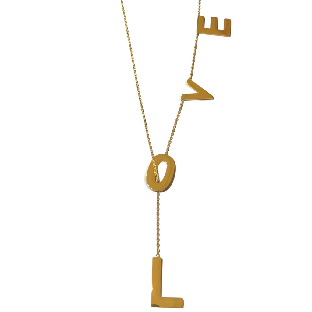 Selma LOVE Lariat Necklace